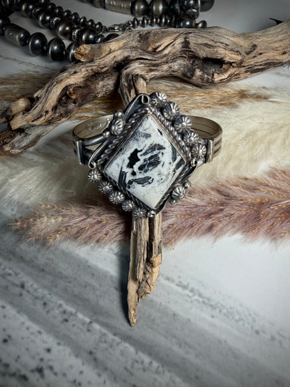 Kathleen Livingston White Buffalo Cuff