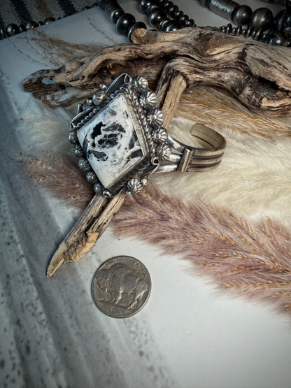 Kathleen Livingston White Buffalo Cuff