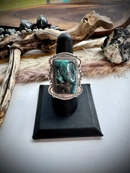 Emerald Rose Ring by J Piaso Jr
