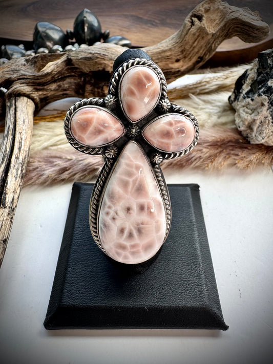 Mego's Fave Natrolite Ring- Adjustable