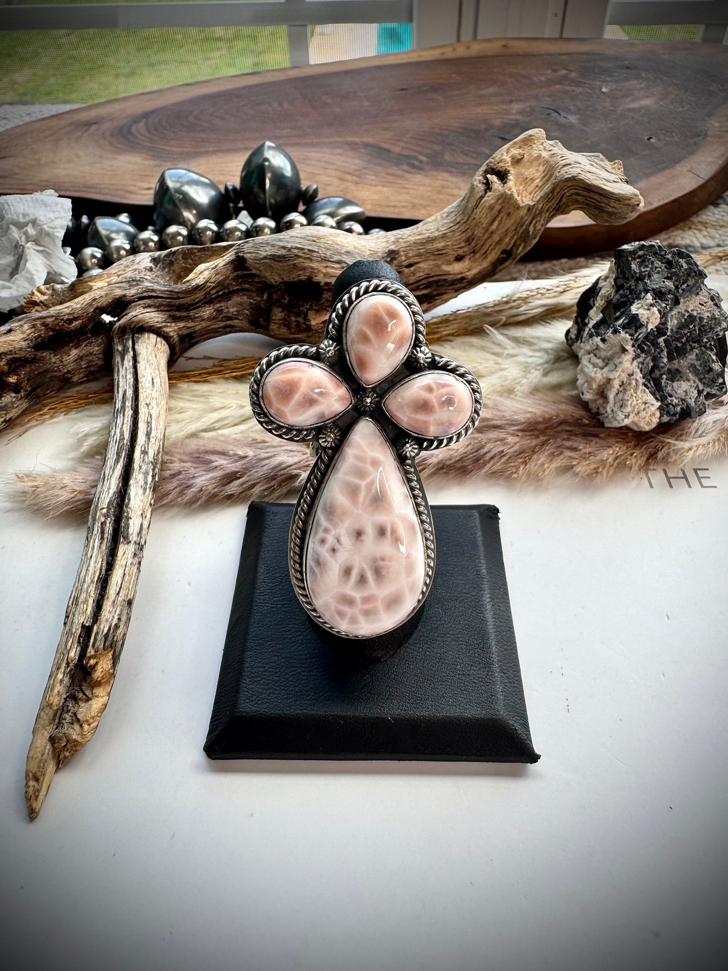 Mego's Fave Natrolite Ring- Adjustable