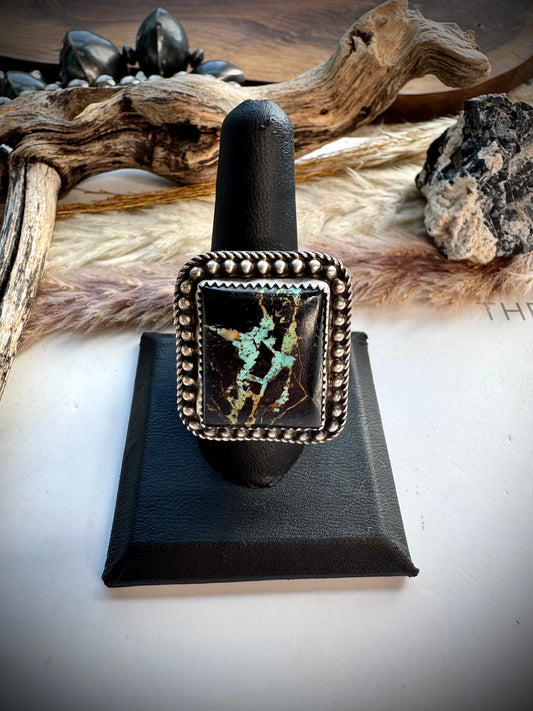 Devin Brown Square Blackjack Ring- Adjustable
