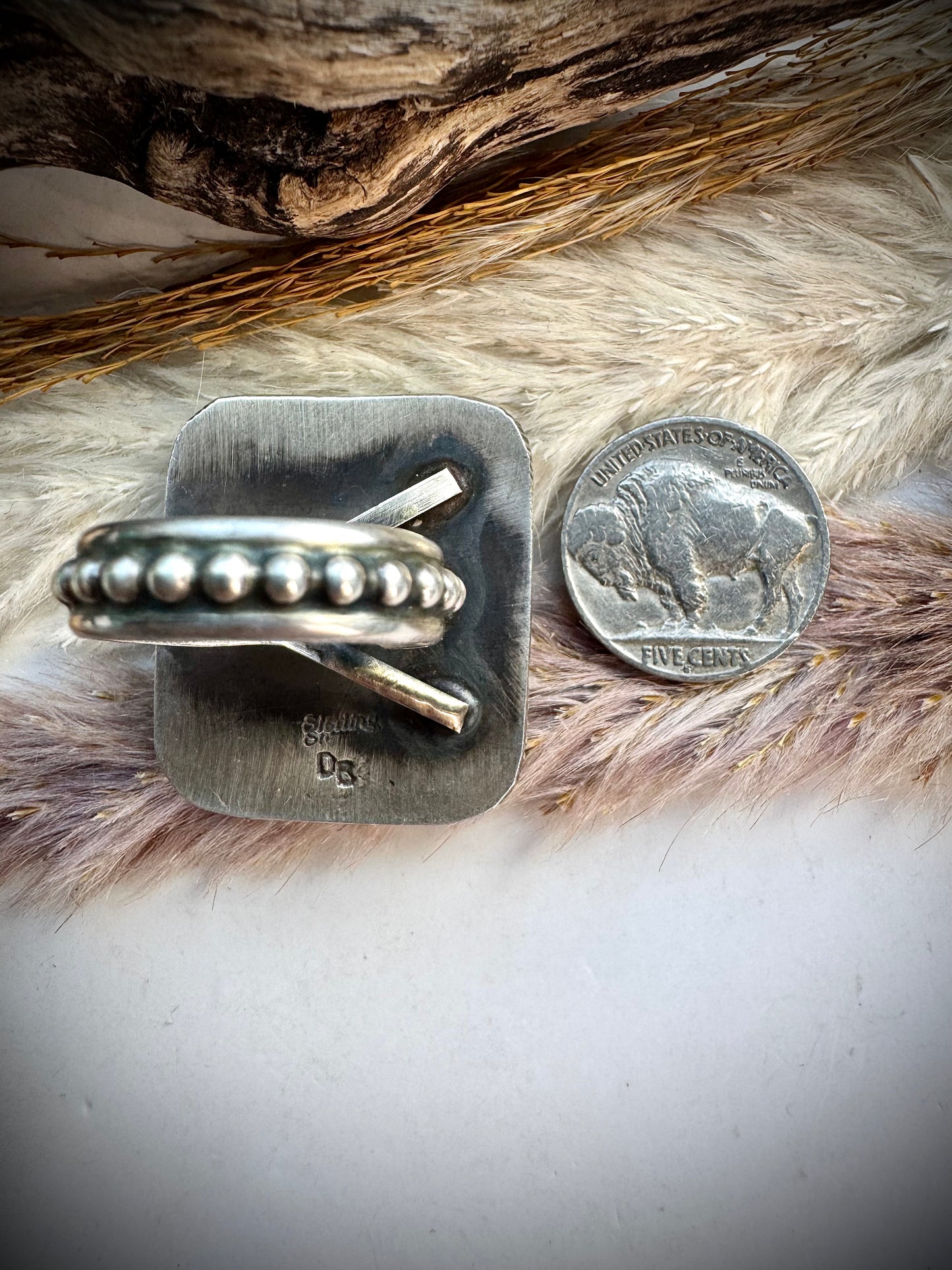 Devin Brown Square Blackjack Ring- Adjustable