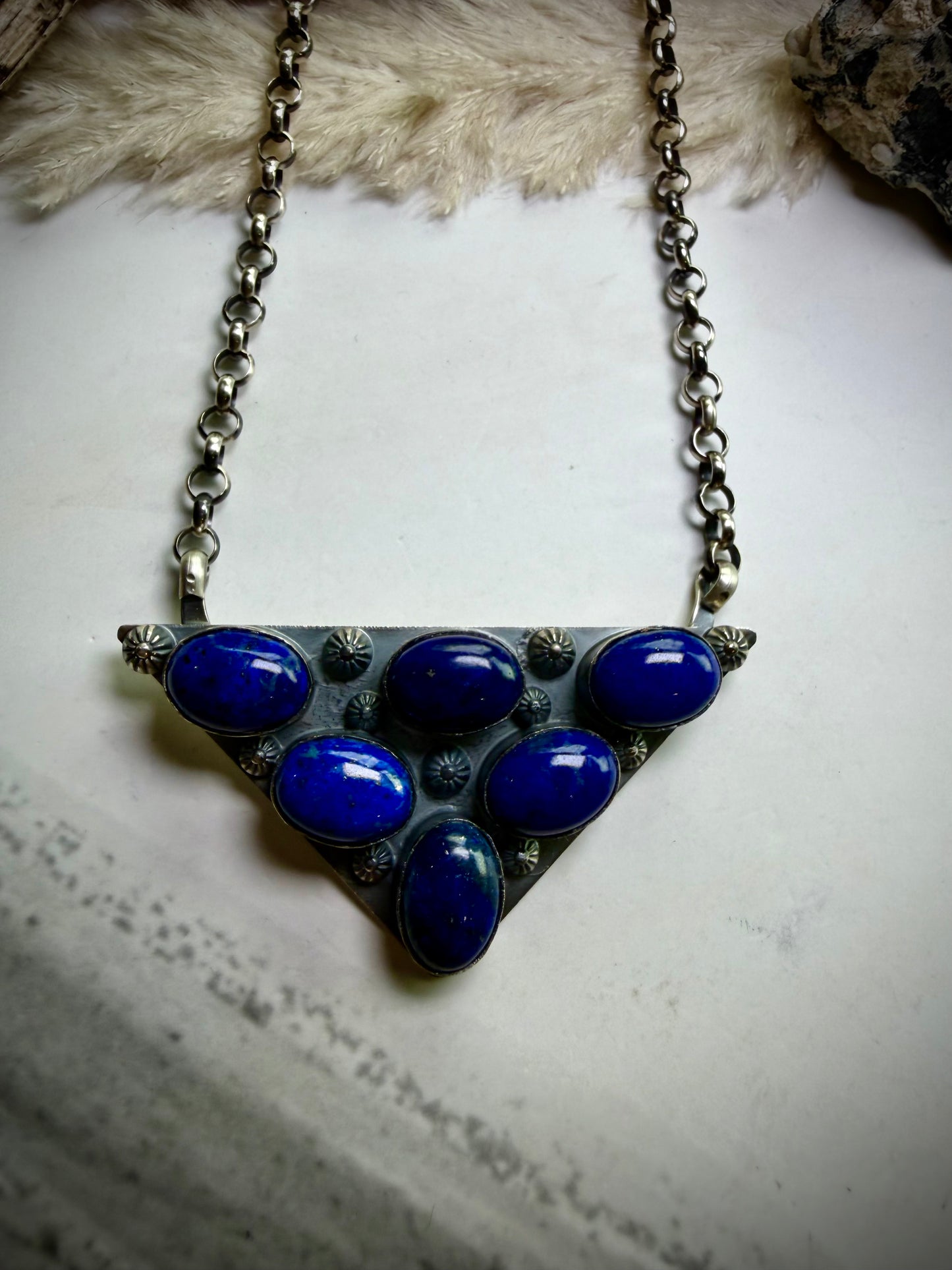 The Icon Necklace- Lapis