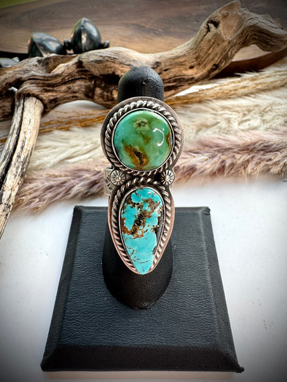 Blue Ridge and Blackjack Ring- Adjustable