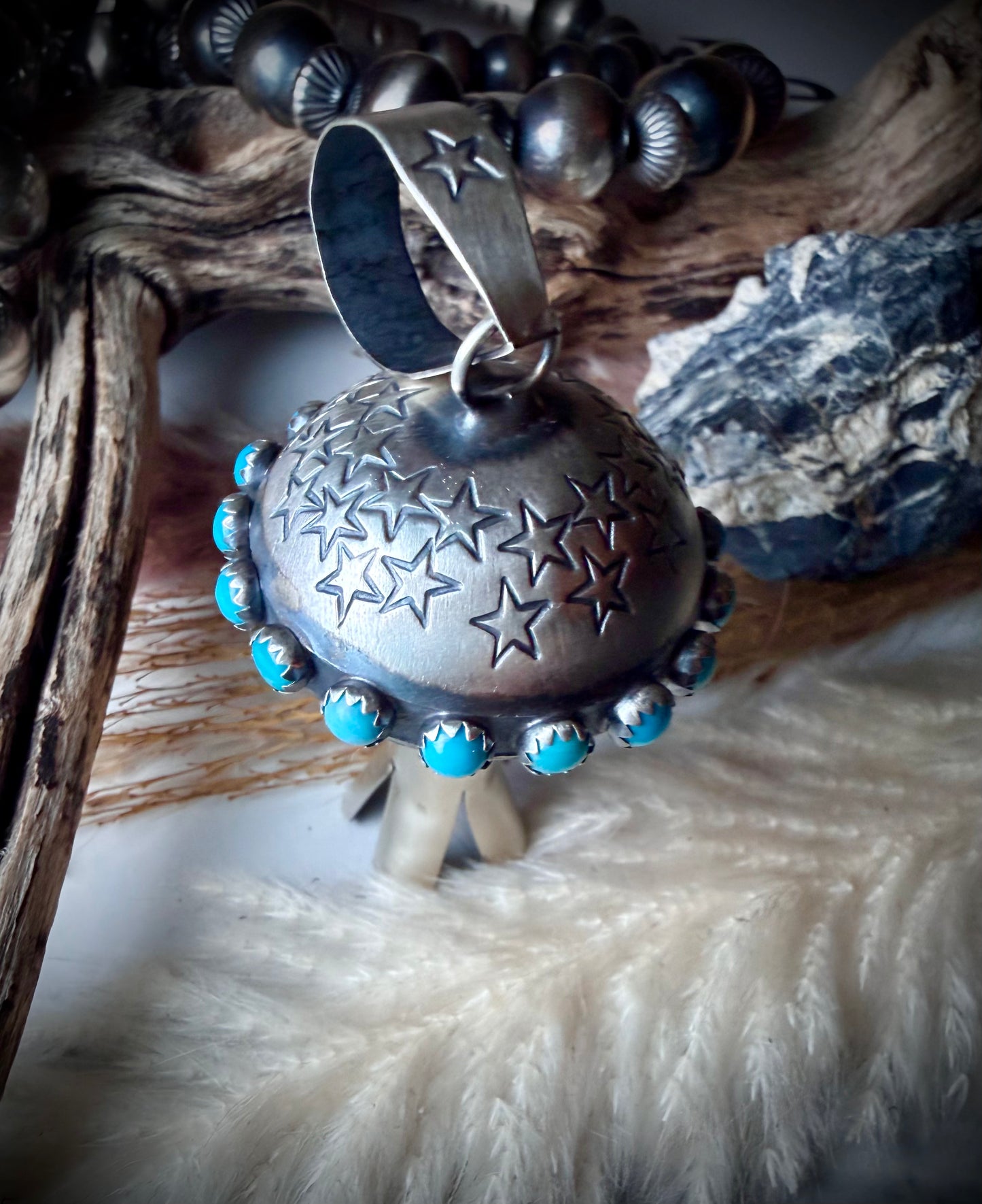 Monica Smith Blossom with Stars and Turquoise