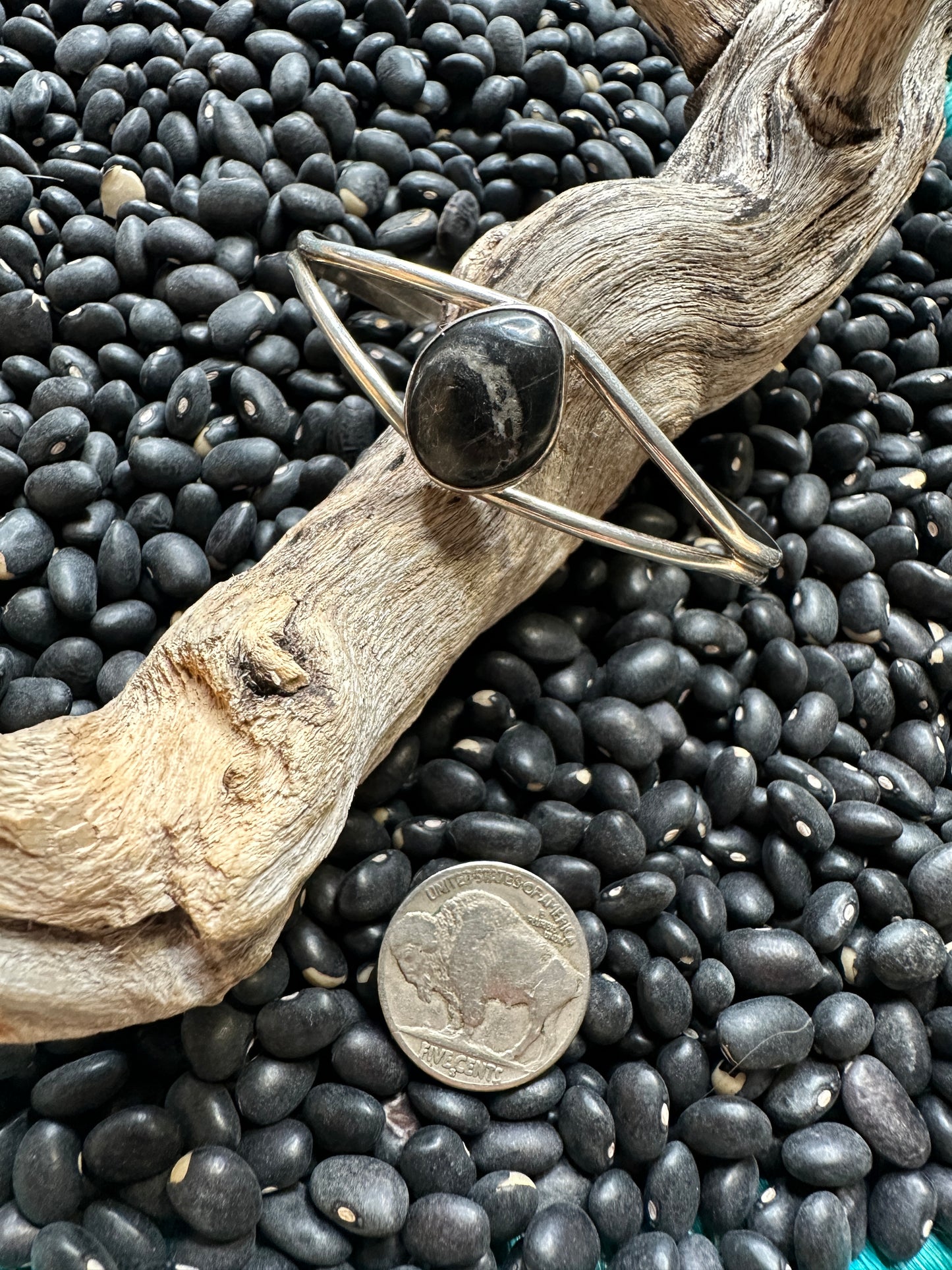 Dainty White Buffalo Cuff