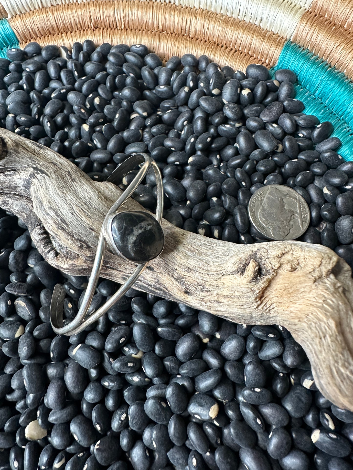 Dainty White Buffalo Cuff