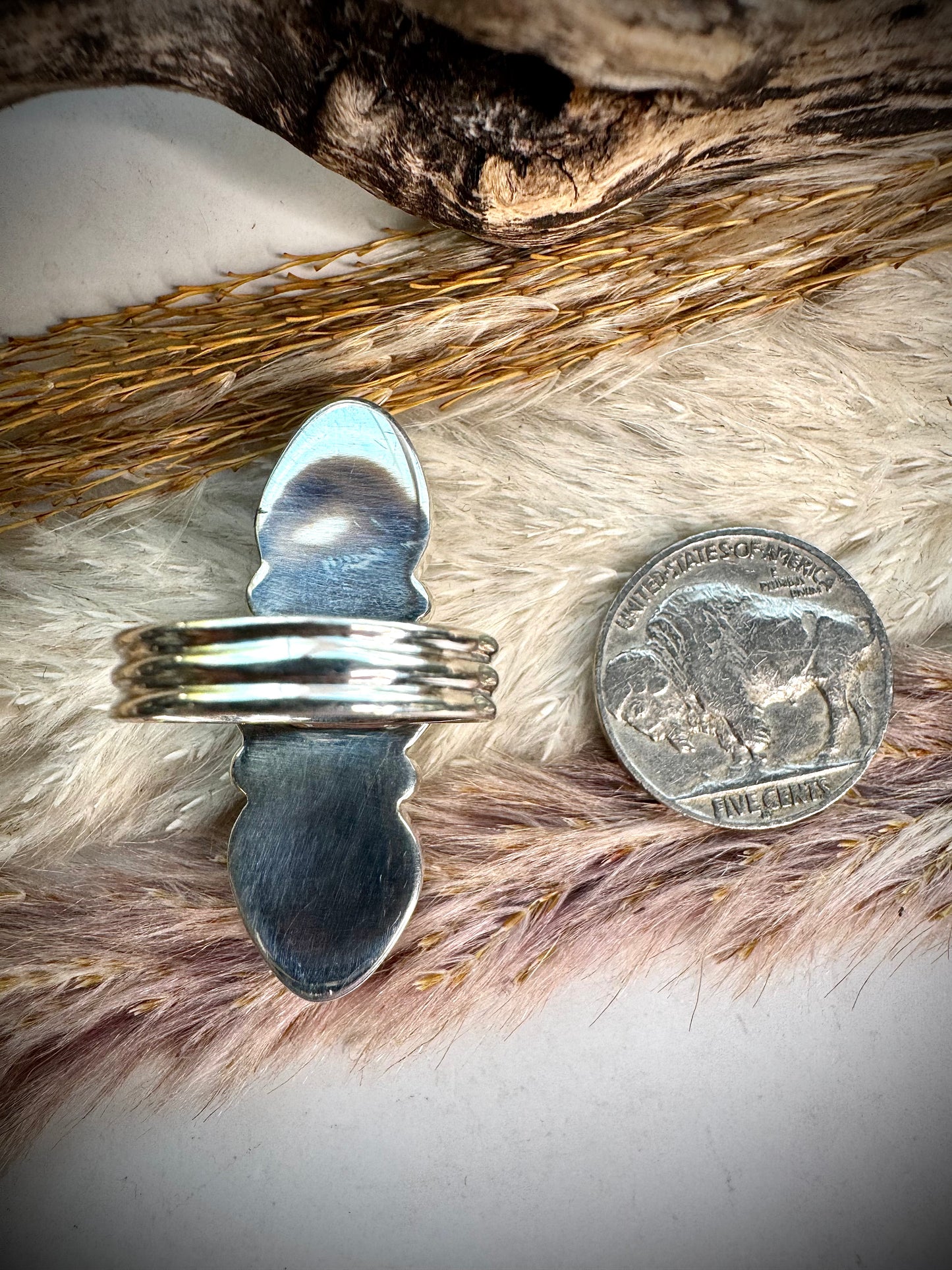 Three Stone Palomino Crawler Ring-7