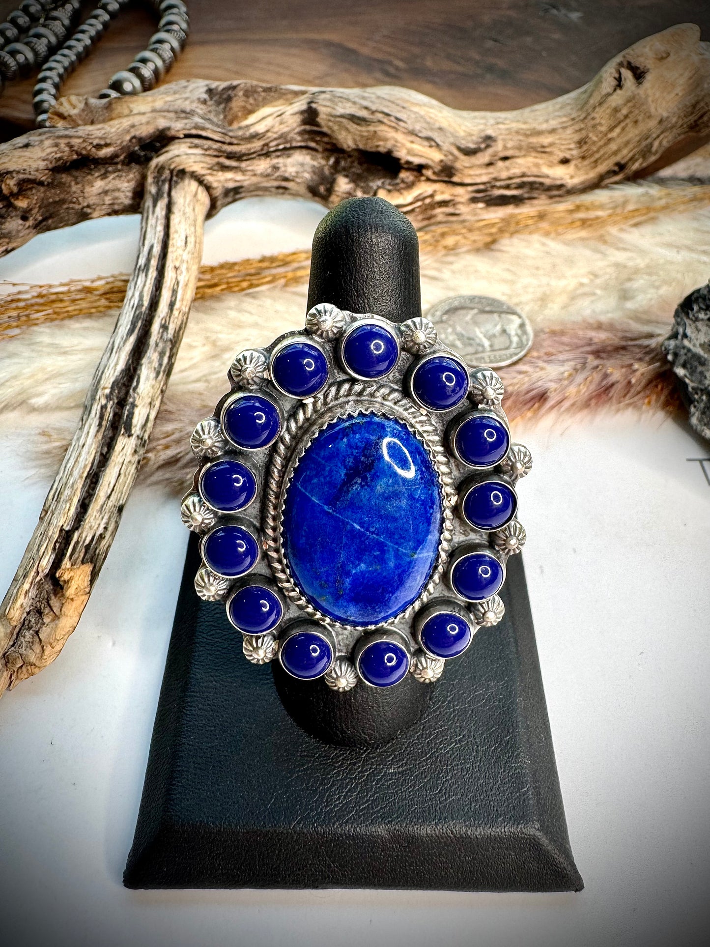 Lapis Ring- Adjustable
