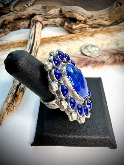 Lapis Ring- Adjustable