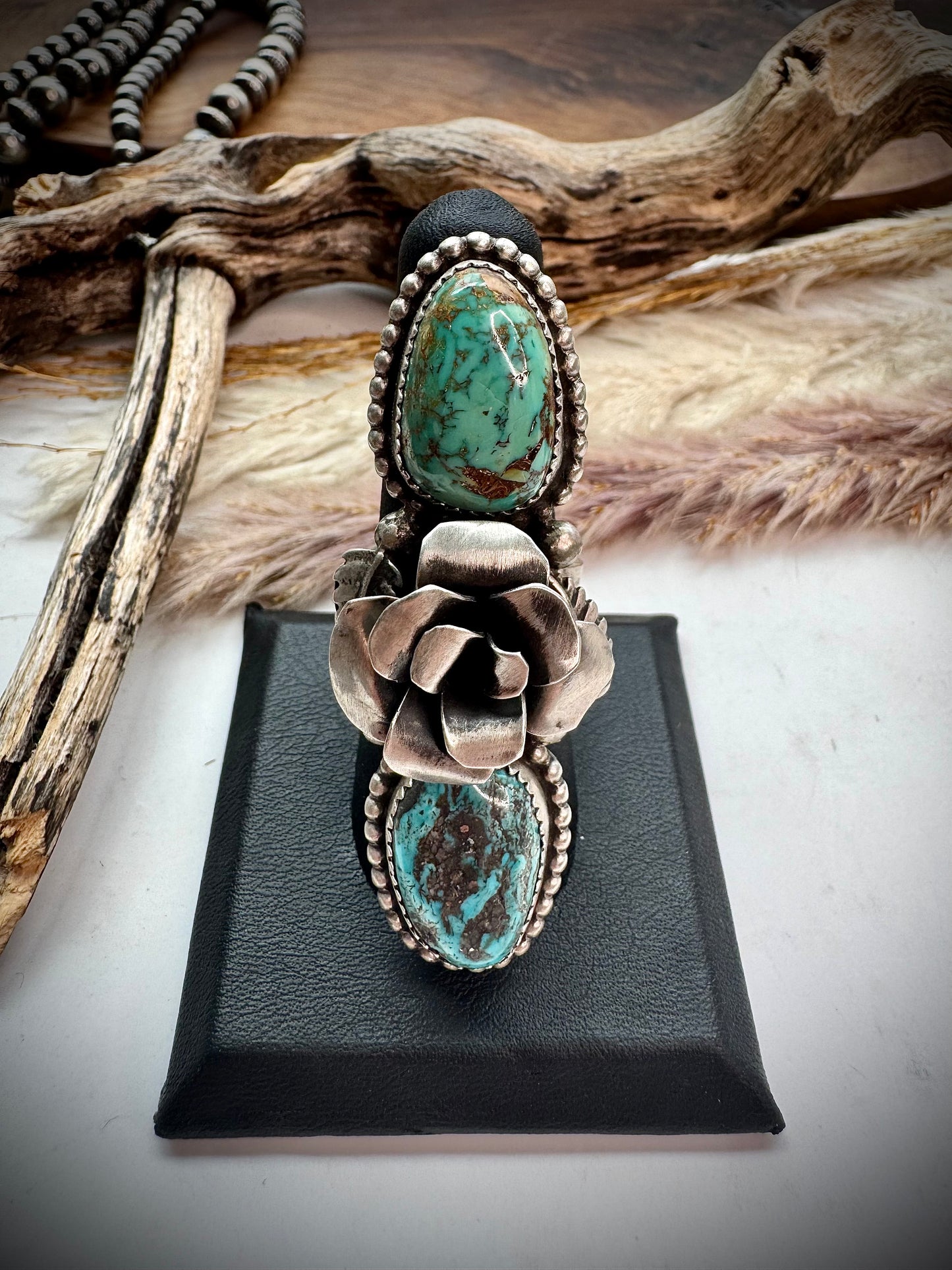 Chris Ettsity Two Stone Turq Ring