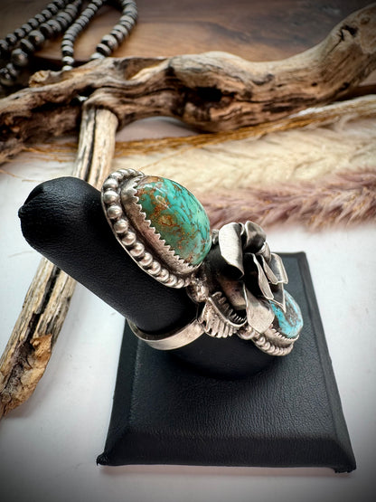 Chris Ettsity Two Stone Turq Ring