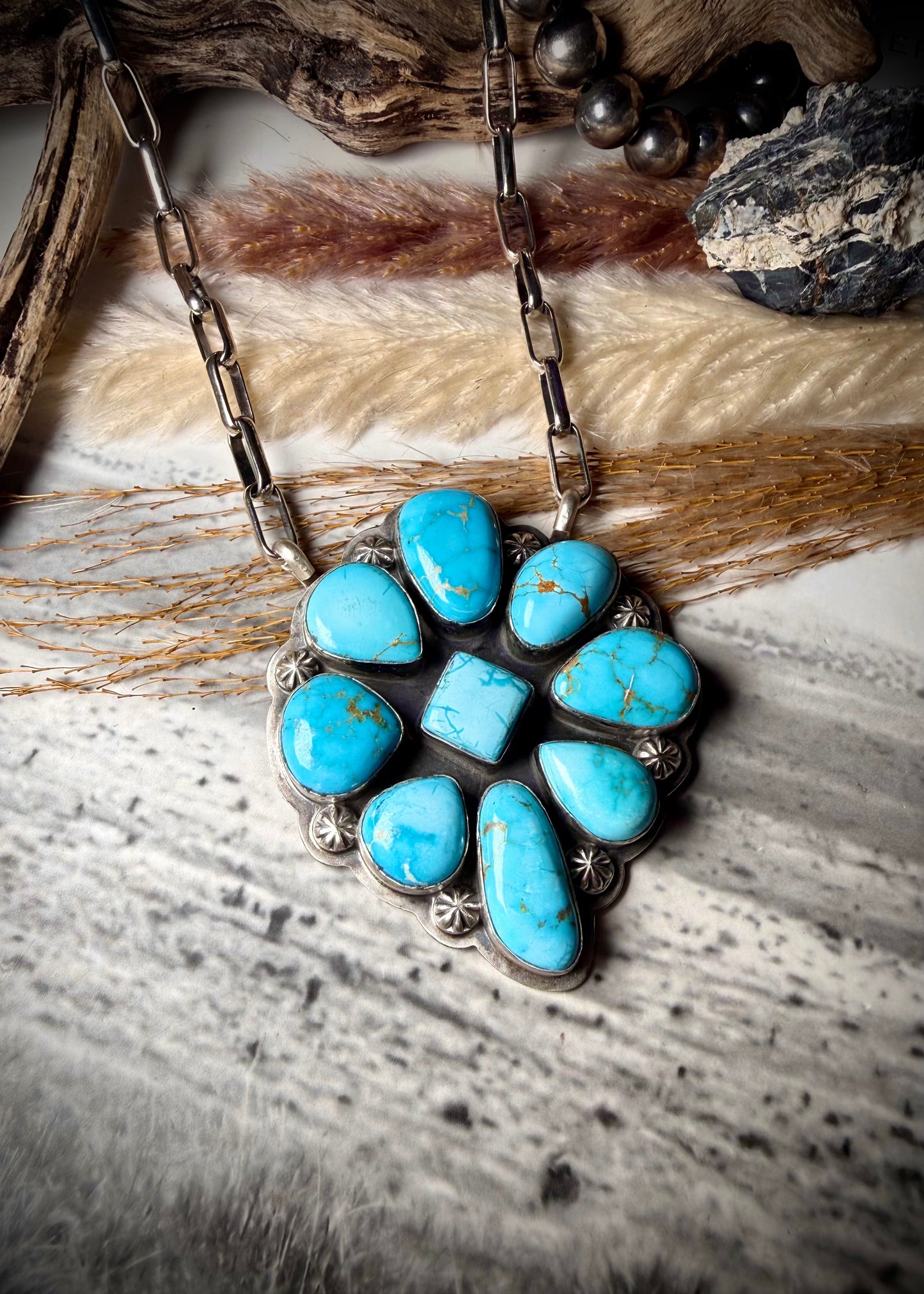 Blue Ridge Cluster Necklace by Gabby Jurado