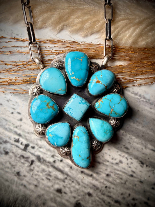 Blue Ridge Cluster Necklace by Gabby Jurado