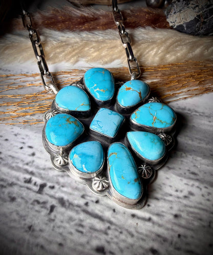 Blue Ridge Cluster Necklace by Gabby Jurado