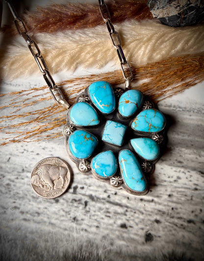 Blue Ridge Cluster Necklace by Gabby Jurado