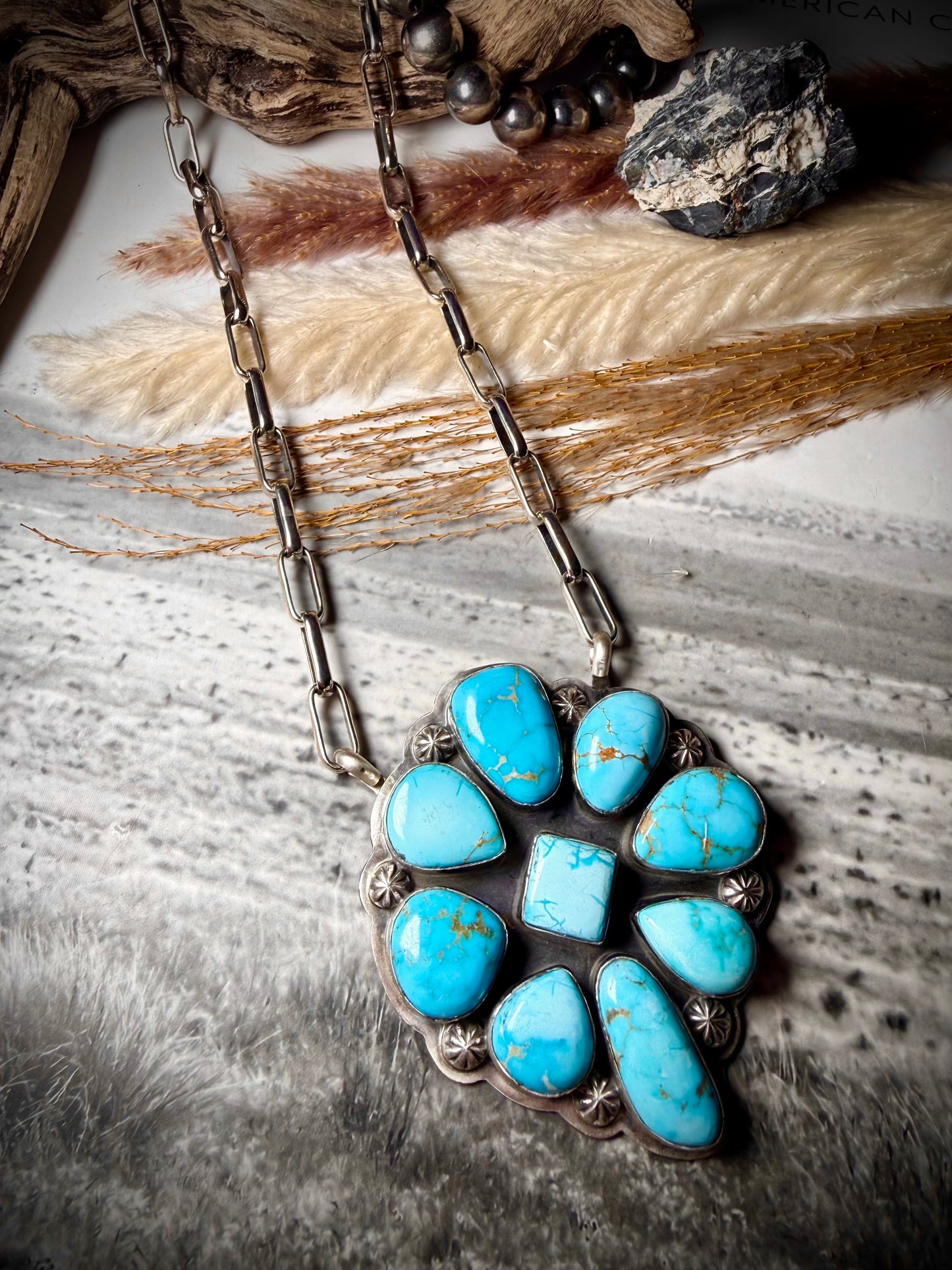 Blue Ridge Cluster Necklace by Gabby Jurado