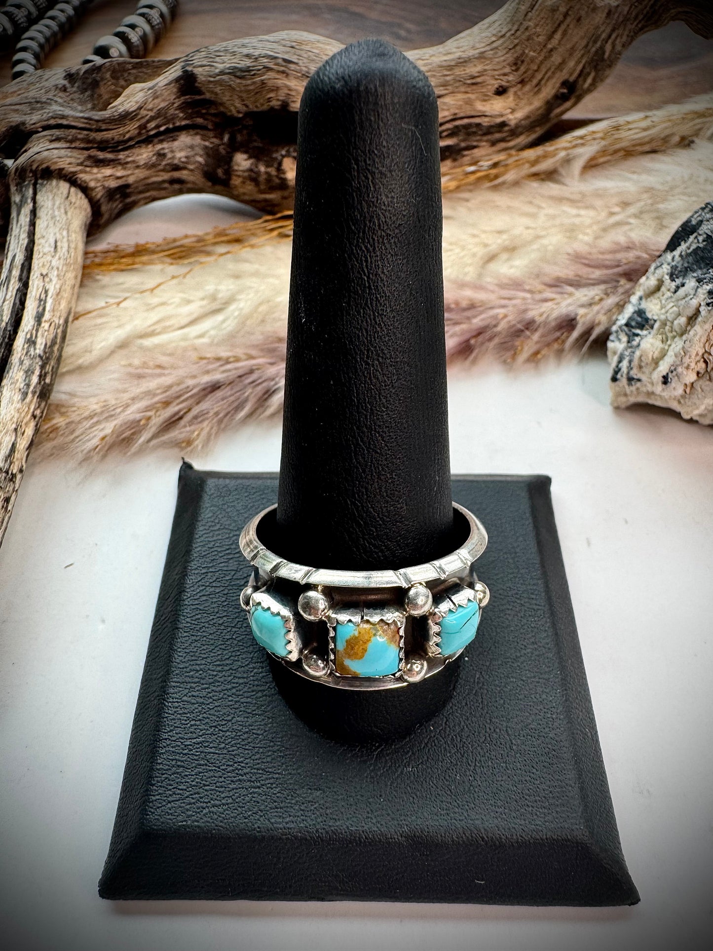 Reed Charley Turquoise Ring- Size 13