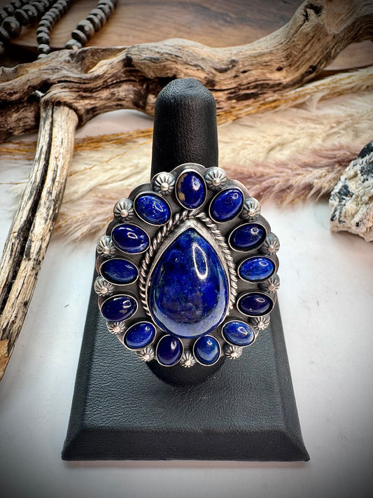 Lapis Ring- Adjustable