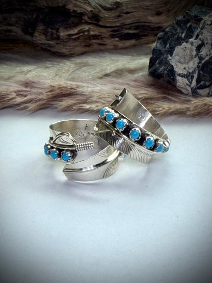 Infinity Feather Adjustable Ring
