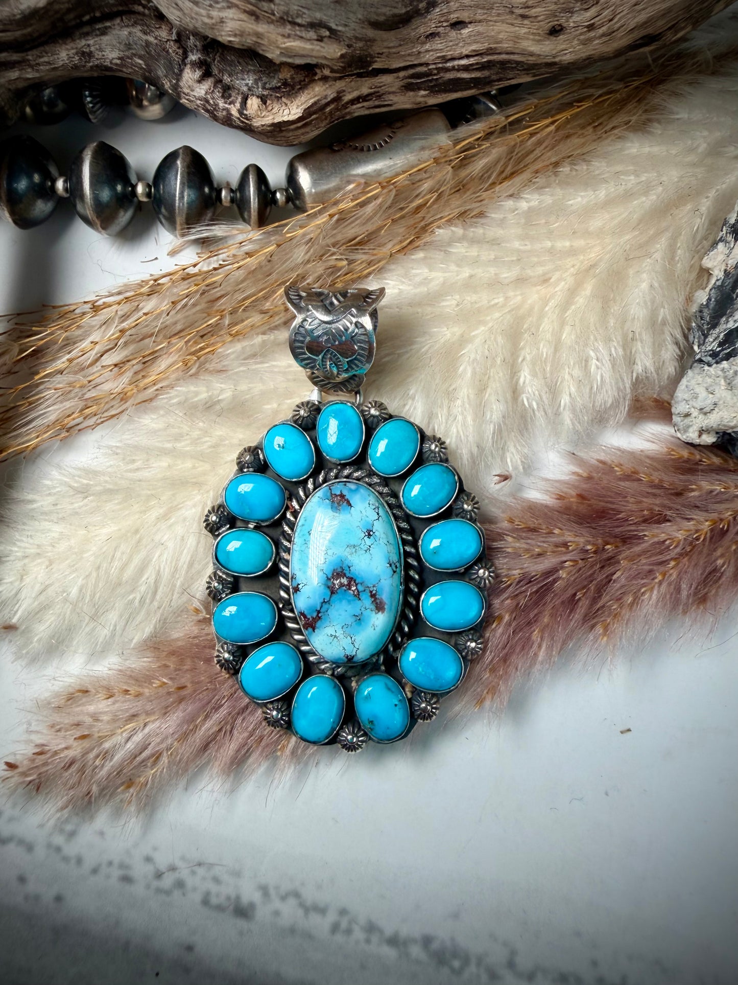 Golden Hills & Sleeping Beauty Pendant