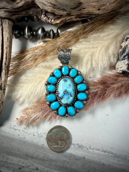 Golden Hills & Sleeping Beauty Pendant