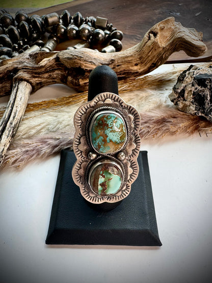 Cordell Platero Iron Mountain Ring- Adjustable