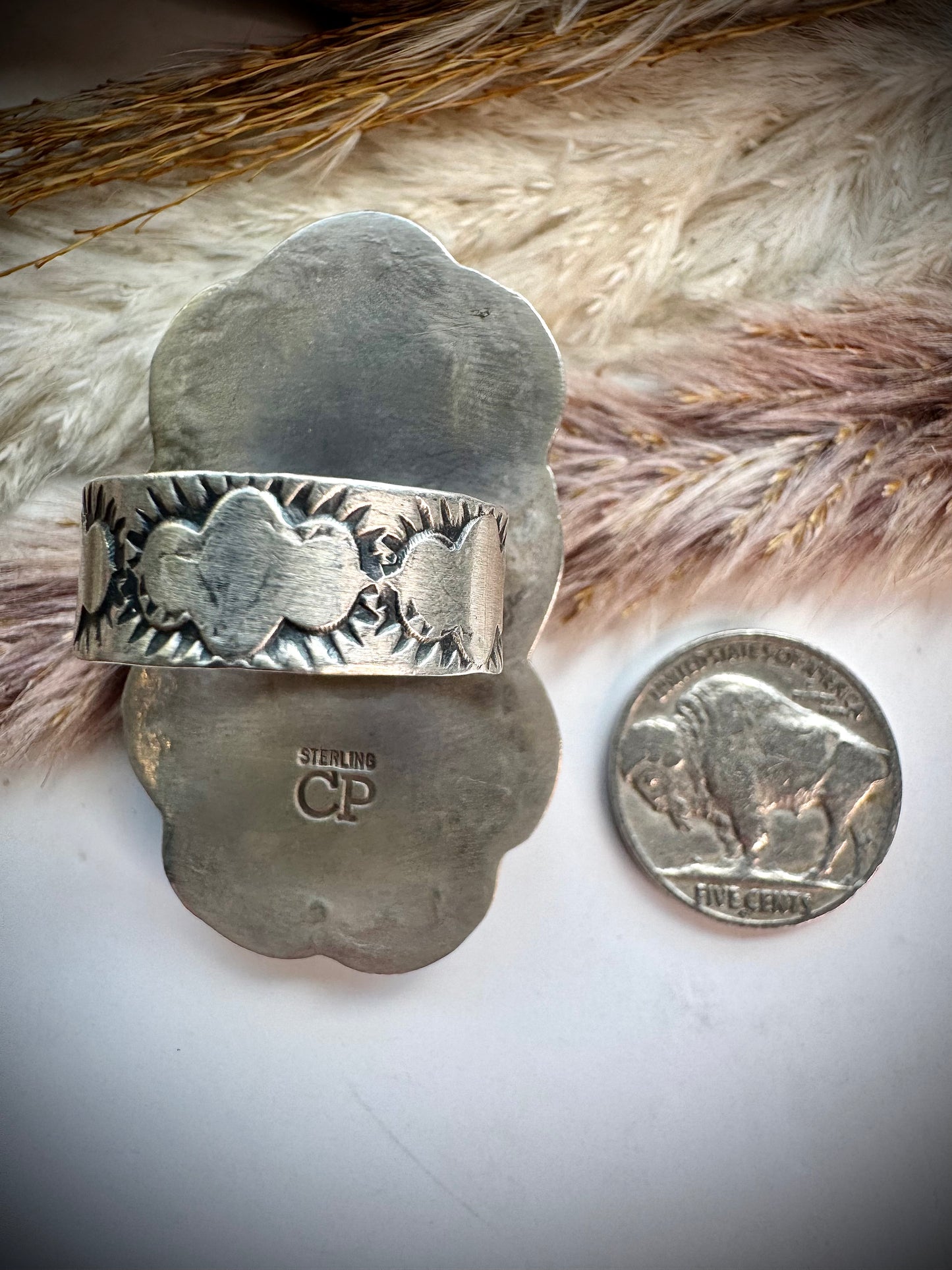 Cordell Platero Iron Mountain Ring- Adjustable