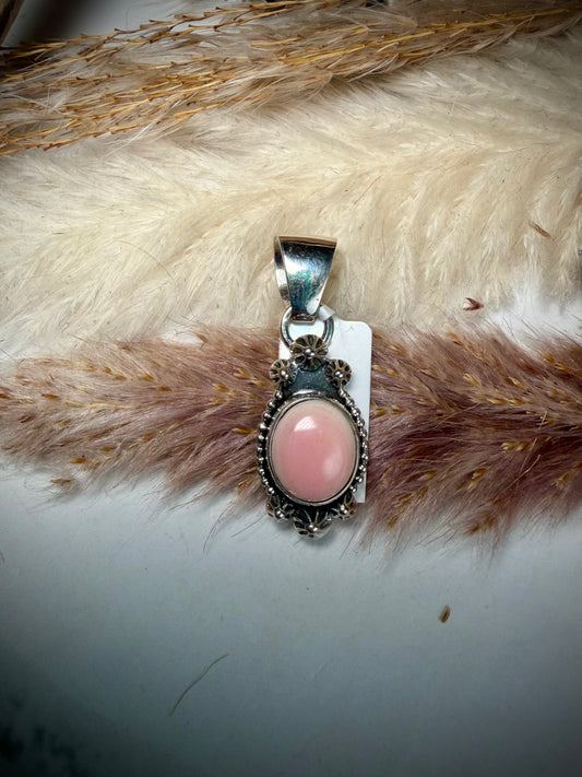 Small Pink Conch Pendant