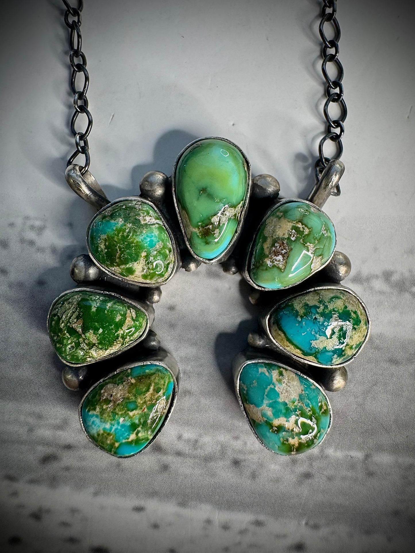 Sonoran Gold Turquoise Naja Necklace