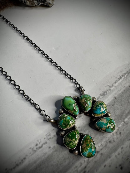 Sonoran Gold Turquoise Naja Necklace