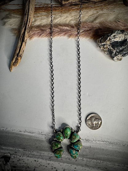 Sonoran Gold Turquoise Naja Necklace
