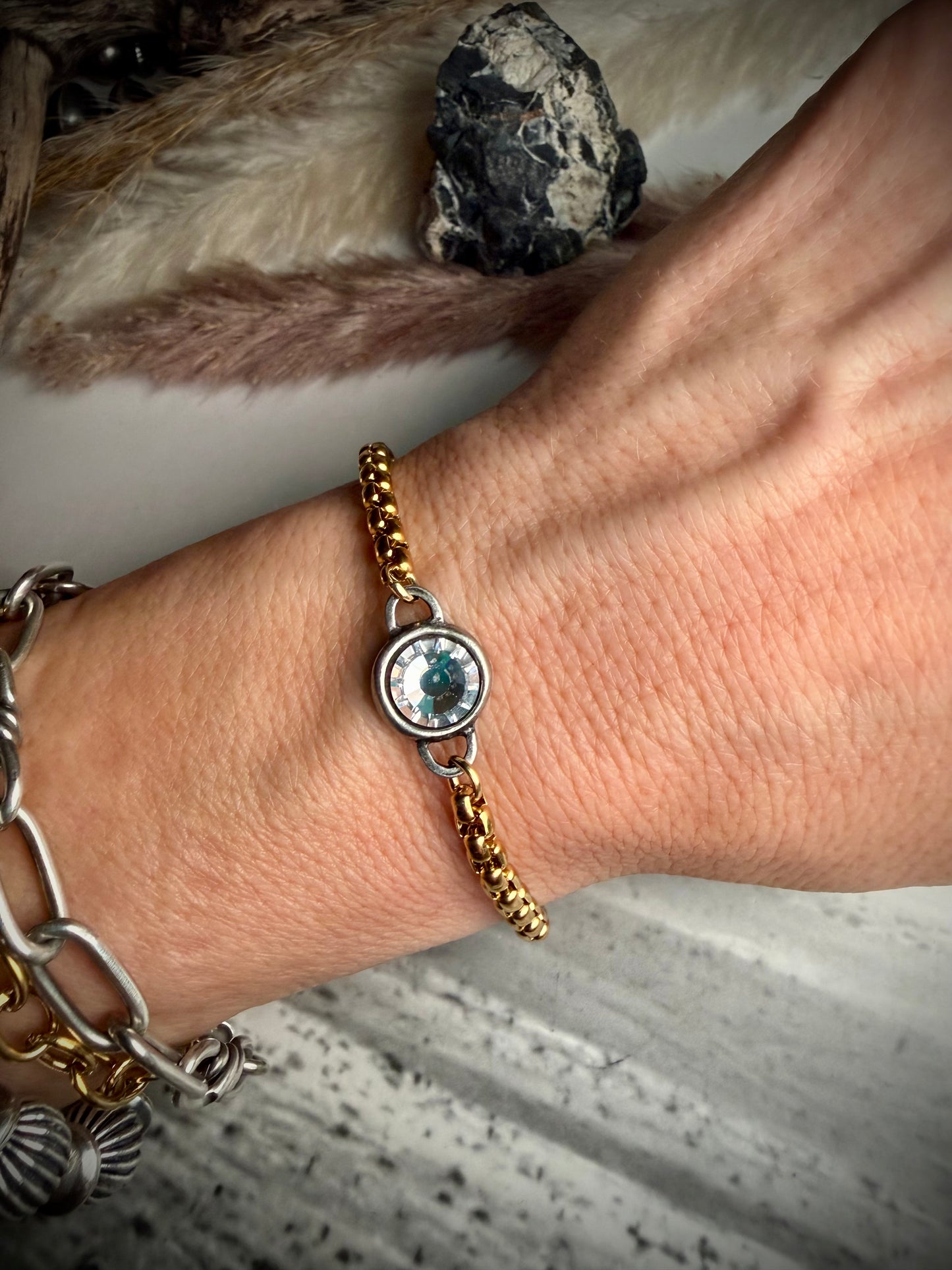 Crystal Connector Bracelet