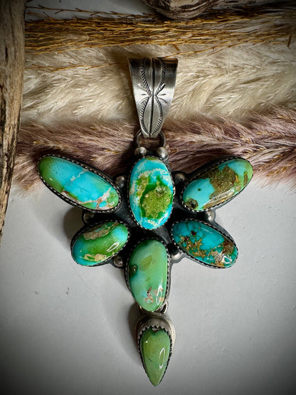 Turquoise Dragonfly Pendant