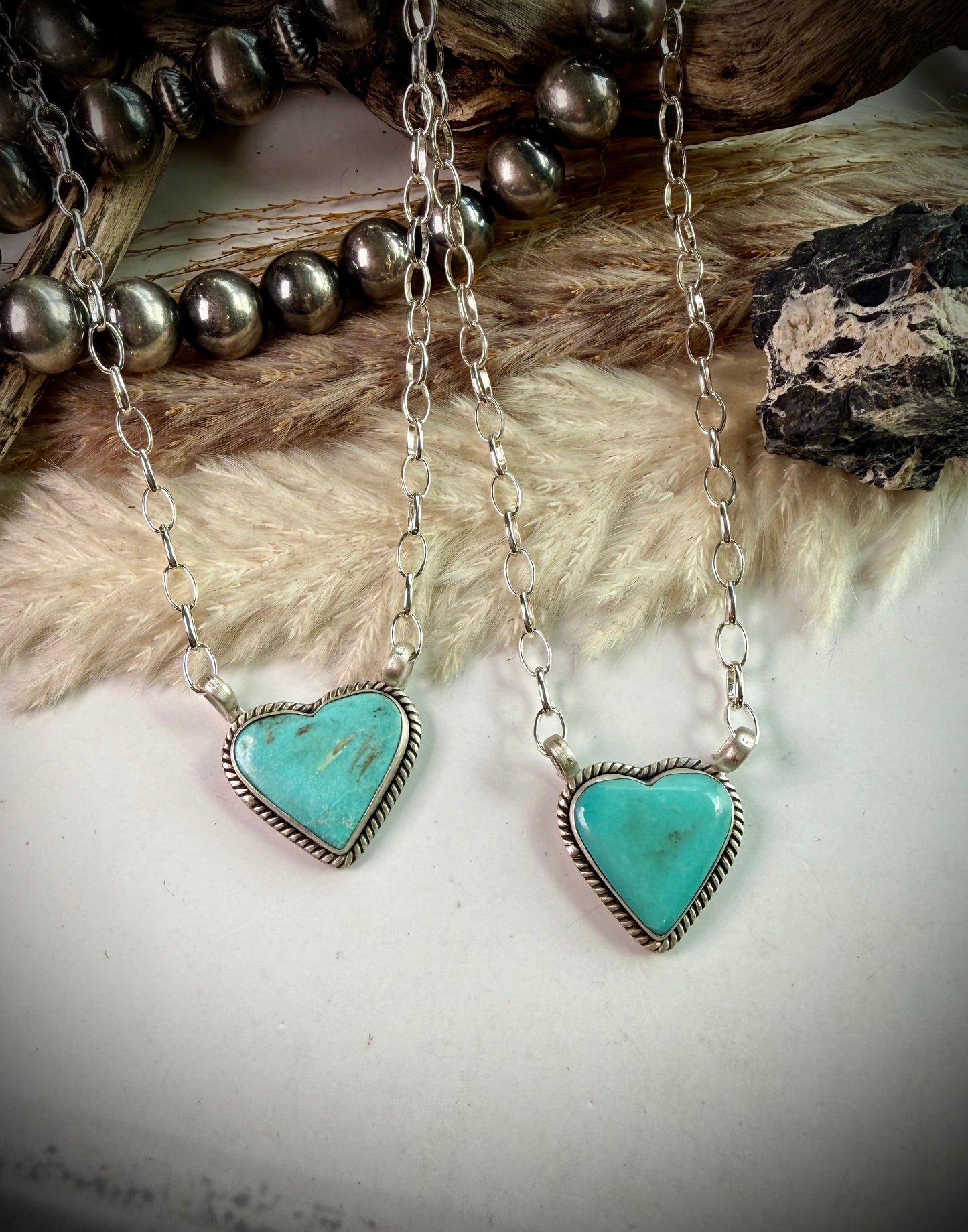 Turquoise Heart Necklace