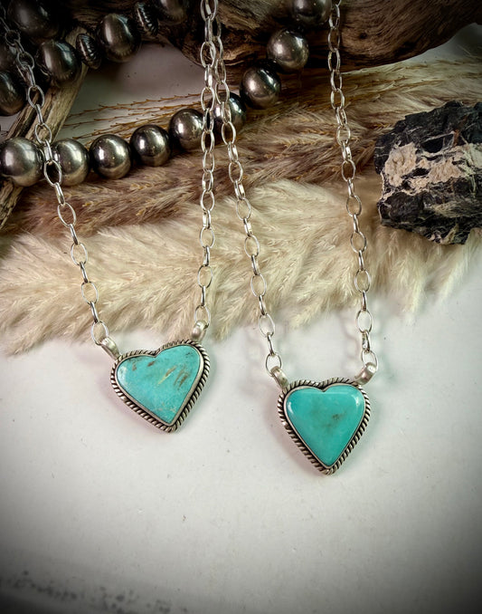 Turquoise Heart Necklace