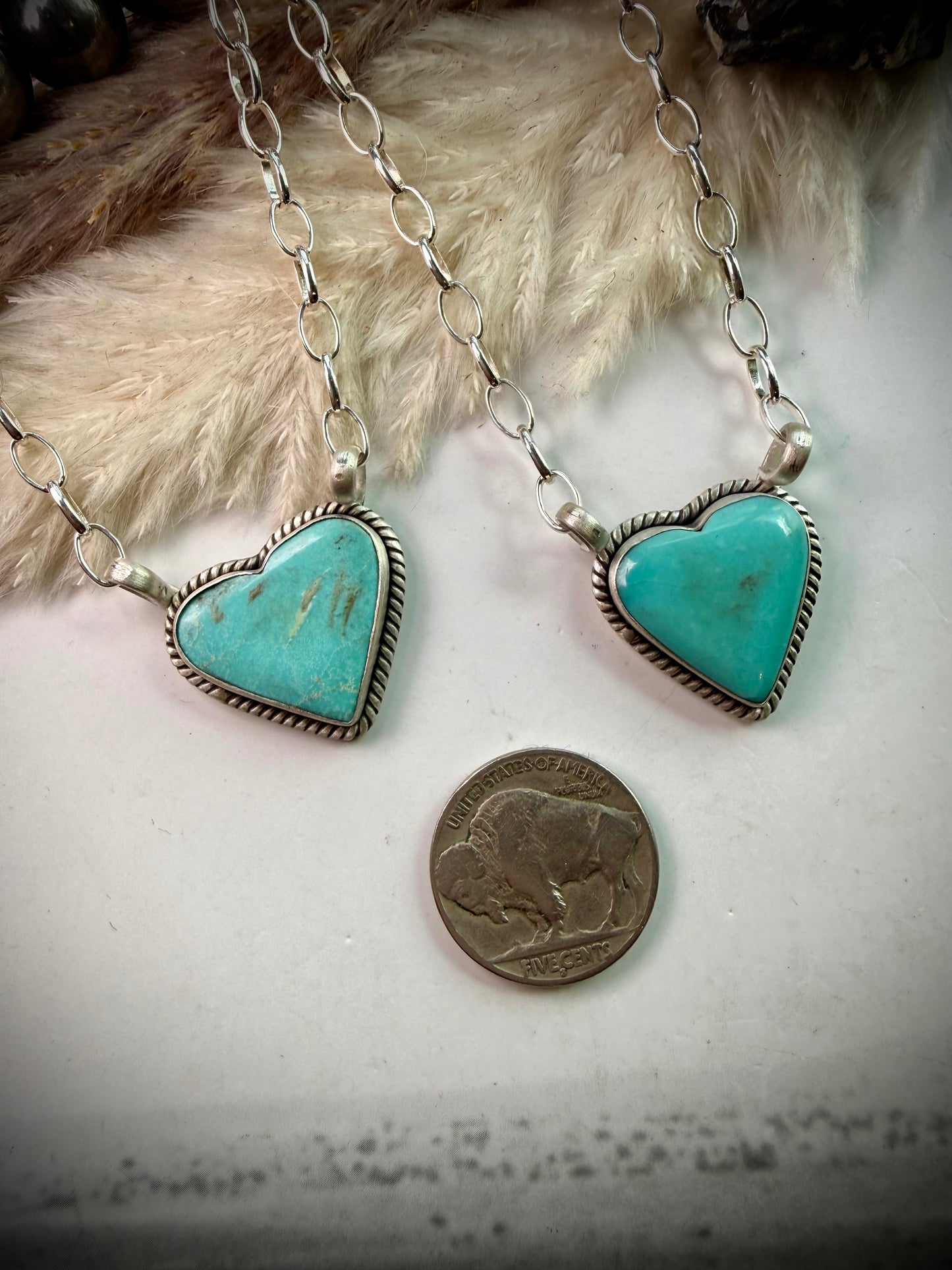 Turquoise Heart Necklace