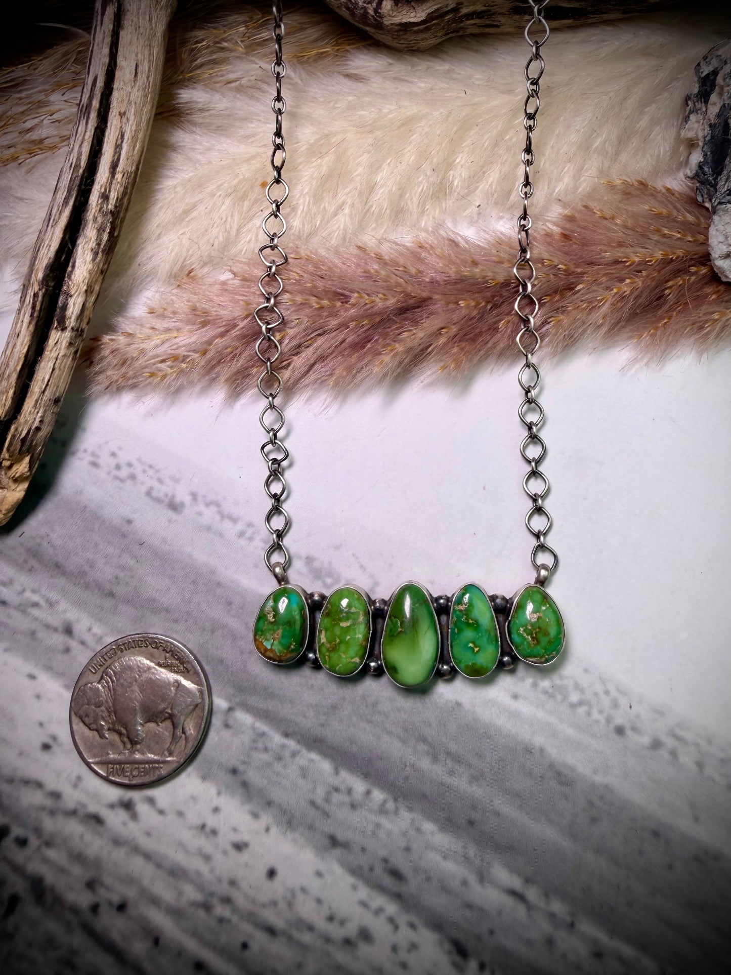Sonoran Five Stone Necklace