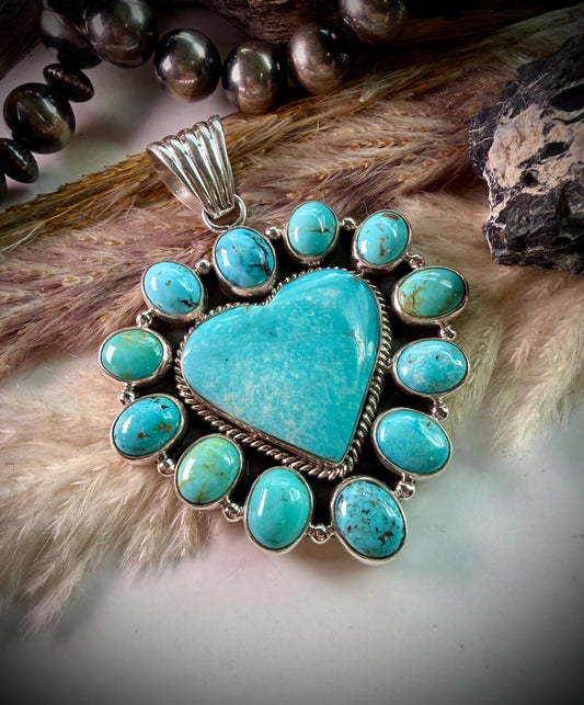 Heart Cluster Pendant