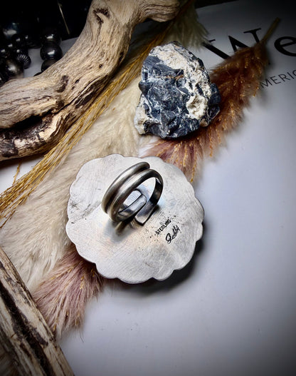 Golden Hills Adjustable Cluster Ring by Gabby