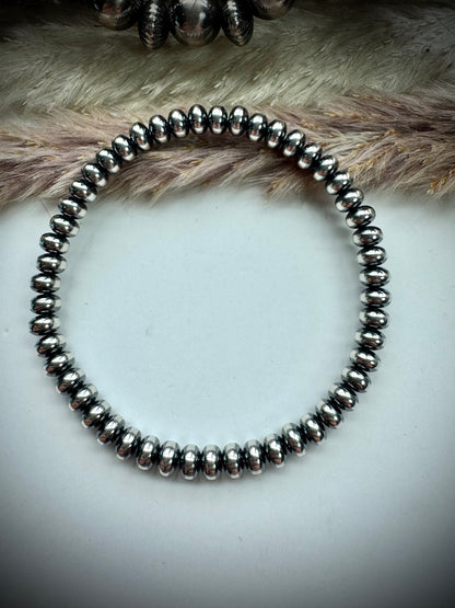 5.5mm Saucer Stretch Bracelet