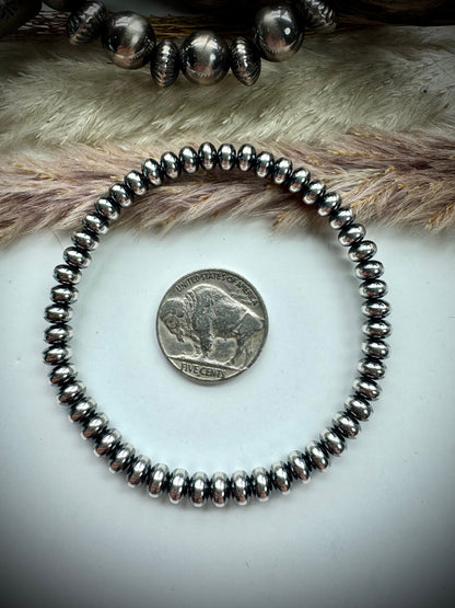 5.5mm Saucer Stretch Bracelet