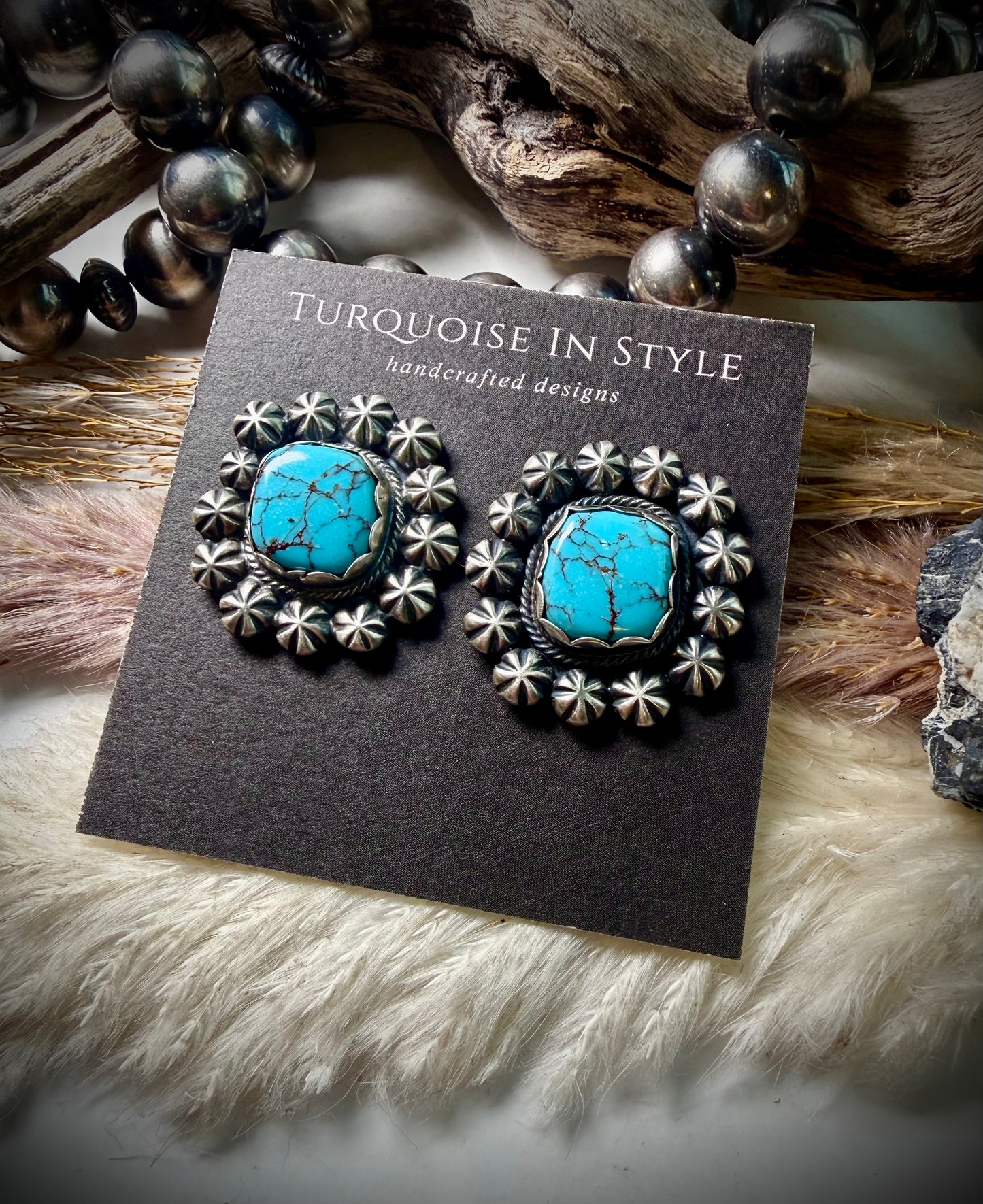 Prince Turquoise and Starshot Studs