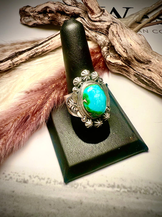 Stunning Daniel Benally Sonoran Ring sz 10
