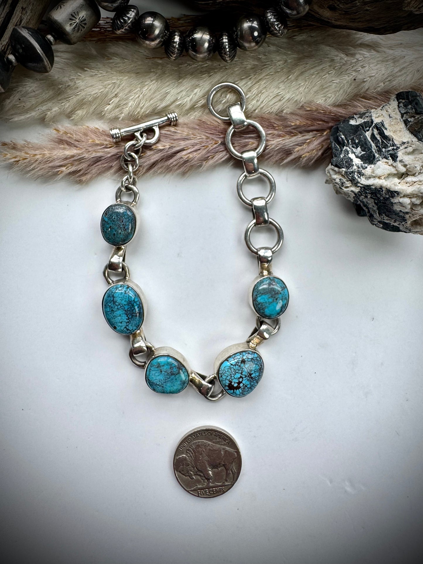 Prince Turquoise Link Bracelet
