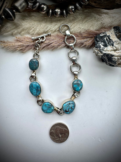 Prince Turquoise Link Bracelet