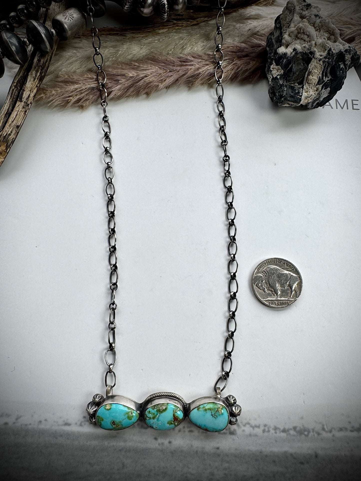 Sonoran Gold Bar Necklace