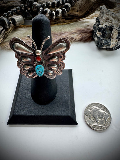 Gabrielle Yazzie Butterfly Ring