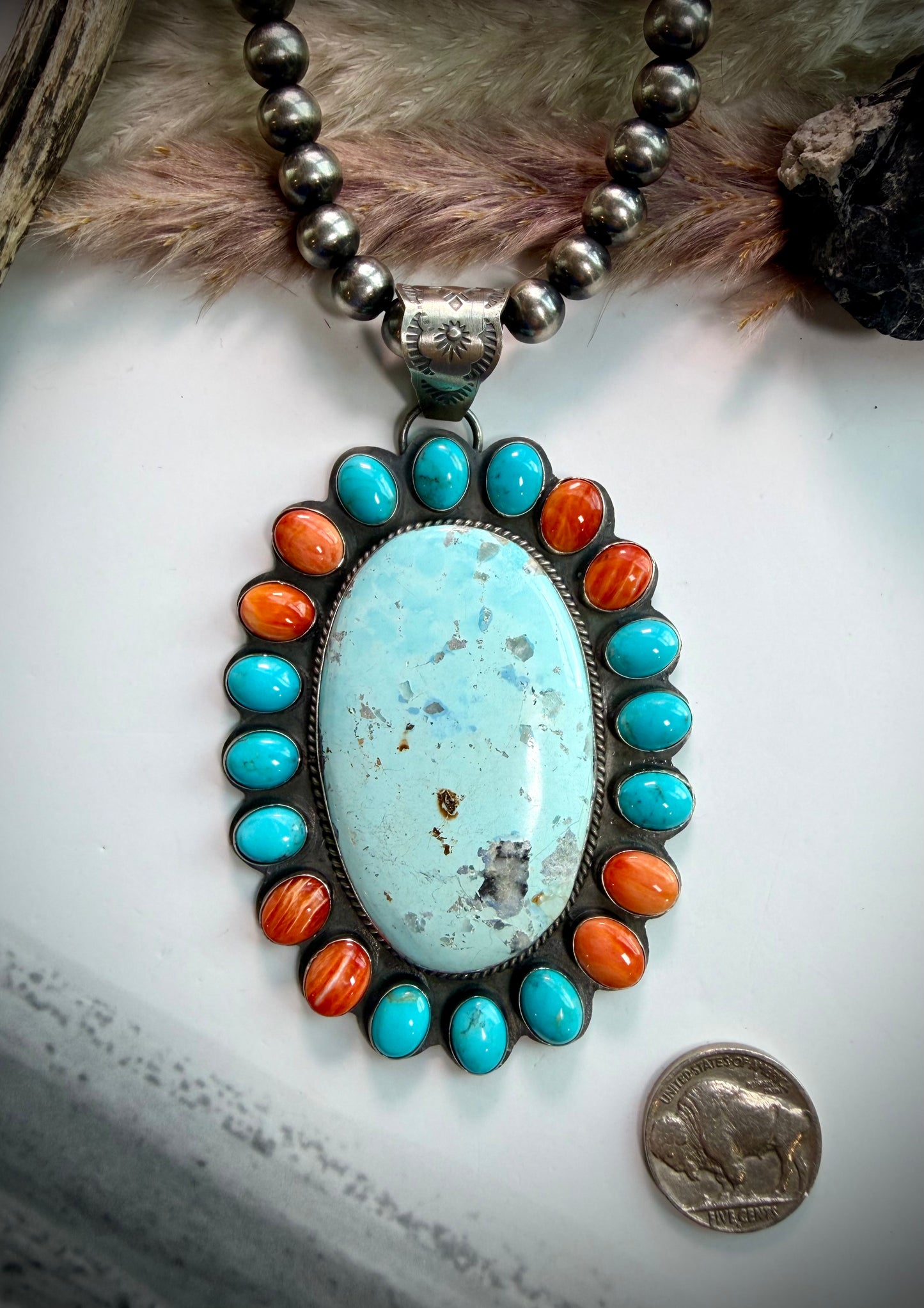 Dry Creek, Sleeping Beauty & Spiny Pendant